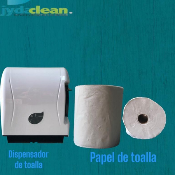 Papel toalla y dispensadores